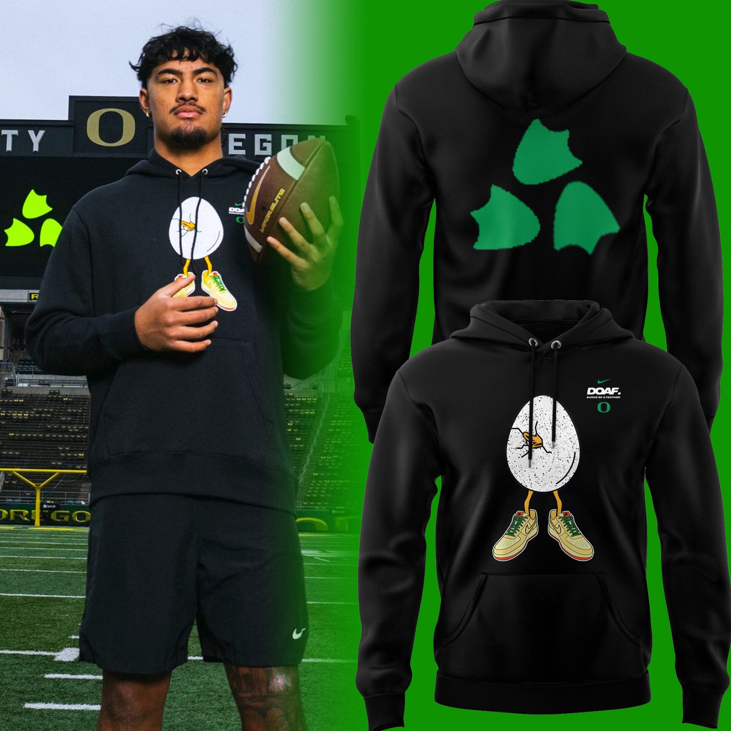 Limited Edition DUCK Fb “Duck or Egg.” Hoodie-PU1129250001