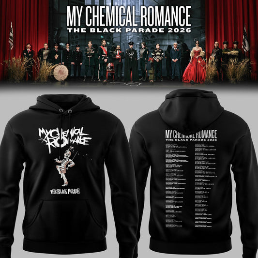 Limited Edition MCR The Black Parade 2026 Tour Hoodie