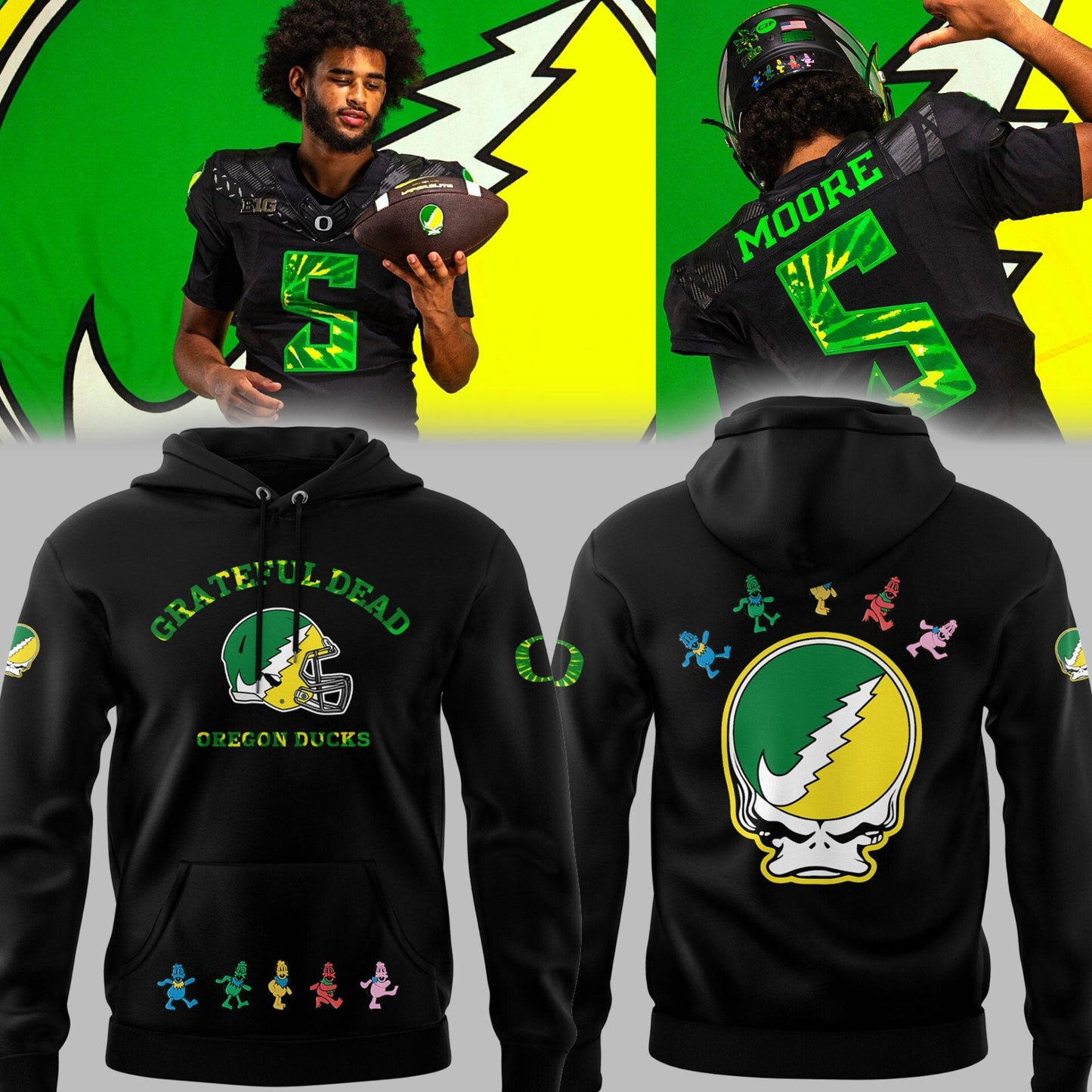Limited Edition Ducks FB A Gtf. Dead Black Hoodie-PU25102045