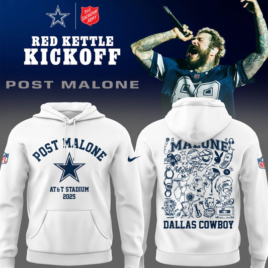 Limited Edition COW Football P.Malone Red Kettle Kickoff 25 Hoodie-PU25112706