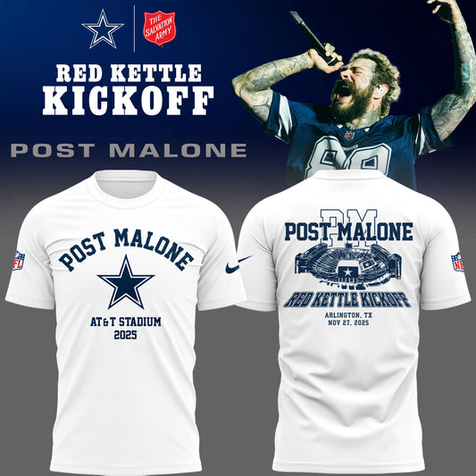 Limited Edition COW Football P.Malone Red Kettle Kickoff 25 TShirt-PU25112711
