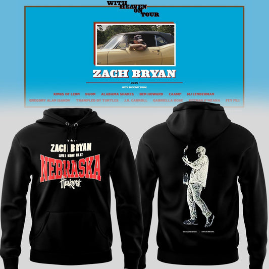 Limited Edition “With Heaven On Tour 2026.” at Memorial Stadium Hoodie-PU26042502