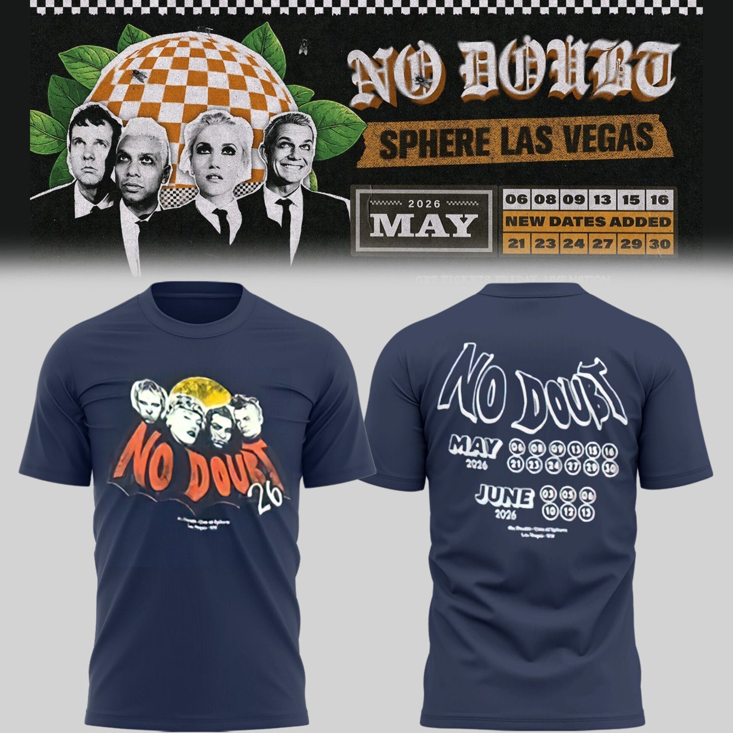 Limited Edition N. Doubt Live at Sphere 2026 Shirt-PU26050711