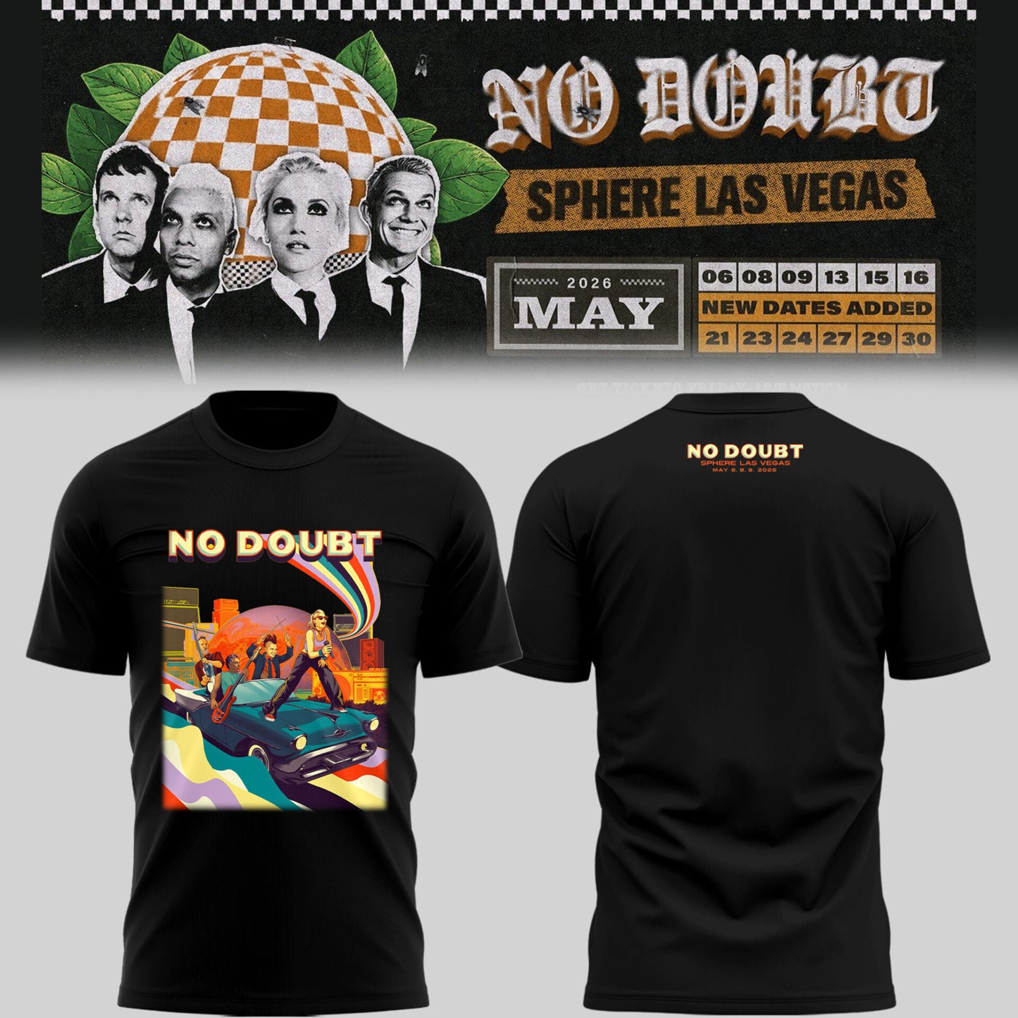 Limited Edition N. Doubt Live at Sphere 2026 Shirt-PU26050713