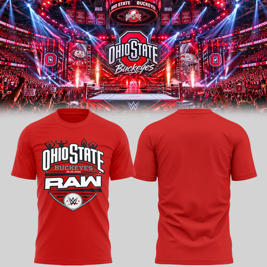 Limited Edition W.W.E Monday Night RAW At Schottenstein Center, Ohio Shirt