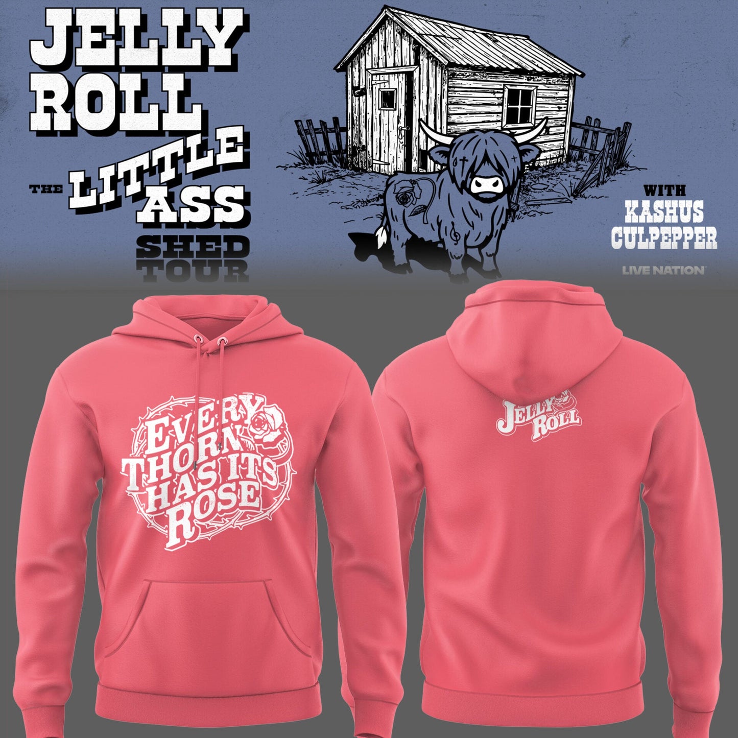 J.Roll “The Little Ass Shed Tour 2026” Hoodie