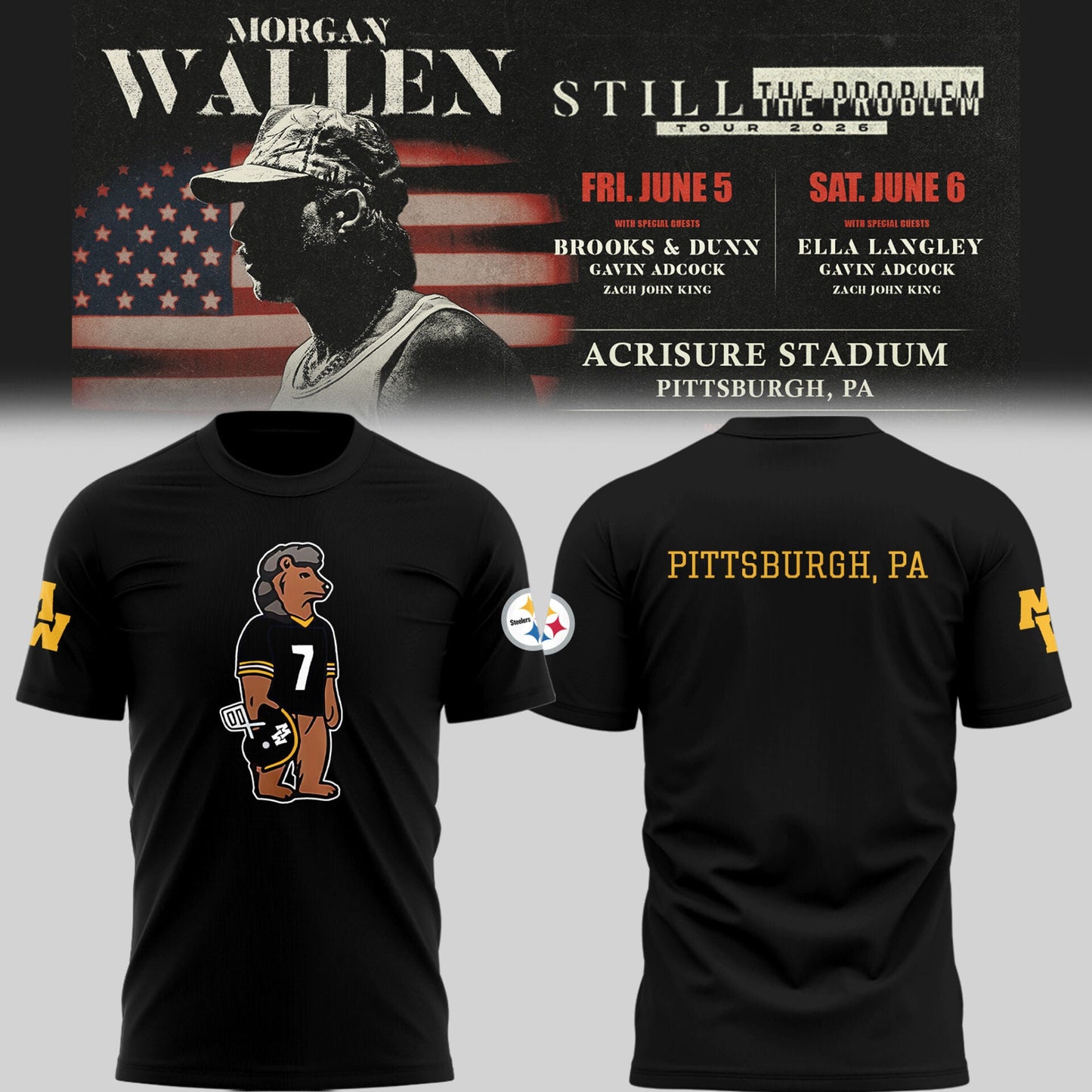 STEE x MW “Still The Problem Tour 2026” at Acrisure Stadium TShirt