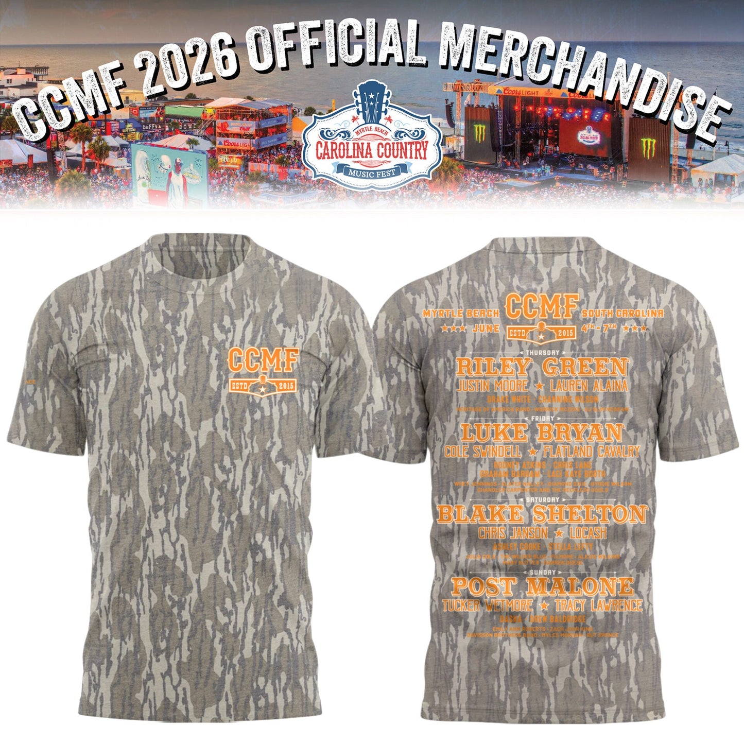 CCMF exclusive TShirt