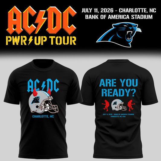 ACDC x PANTH Power up Tour Allegiant Stadium TShirt