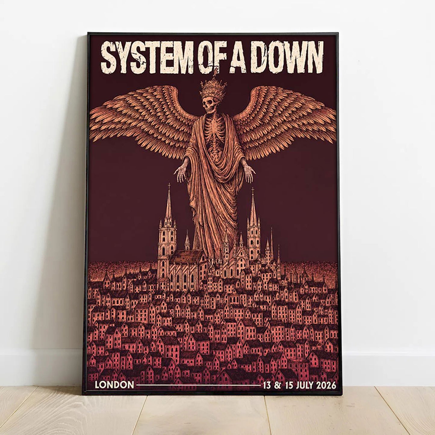 Limited Edition SOAD UK & Europe Stadium Tour 2026 Poster-PU26071300
