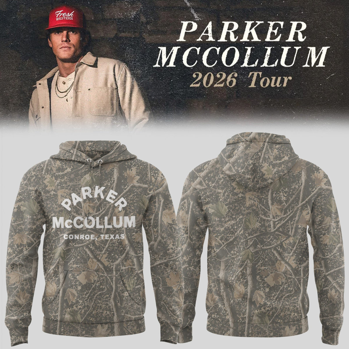 Limited Edition Parker McCollum Tour 2026 Hoodie