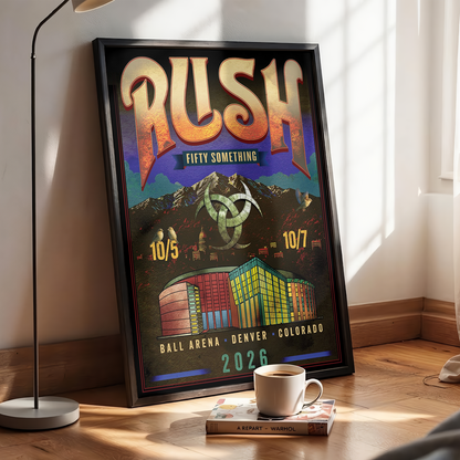 Fifty Something Tour 2026  Denver Colorado Poster