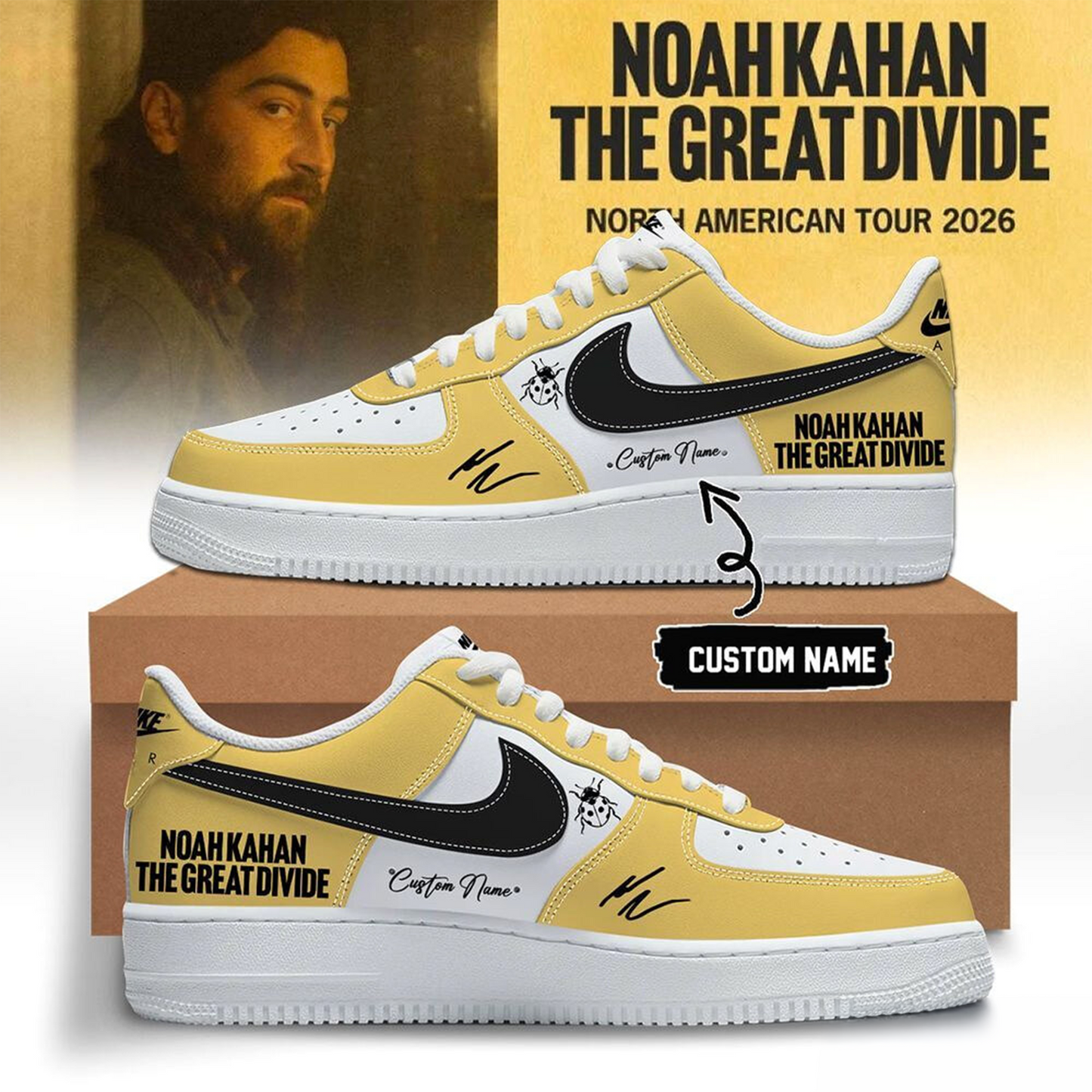 Noah Kahan The Great Divide Tour 2026 Shoes