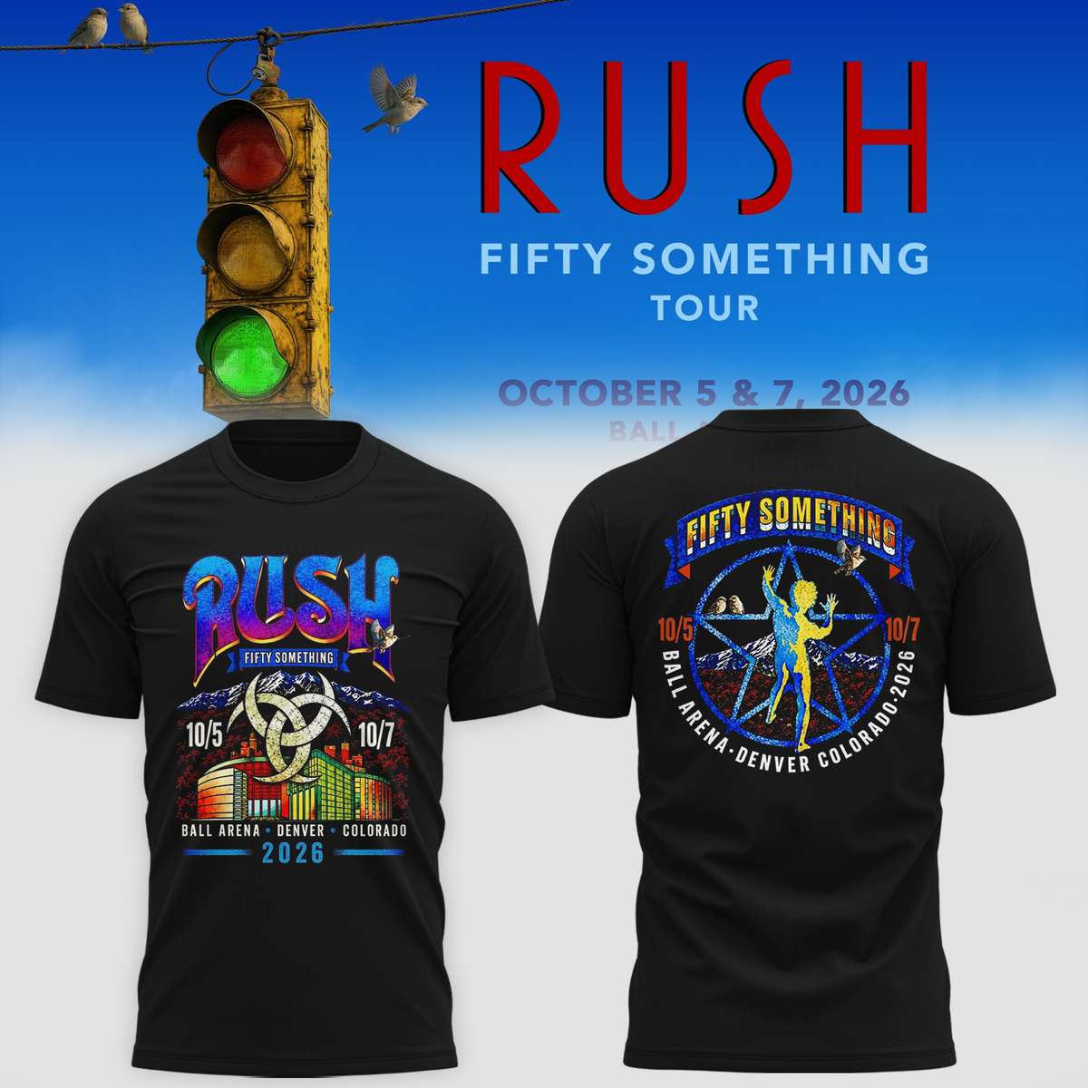 Fifty Something Tour 2026  Denver Colorado T-shirt