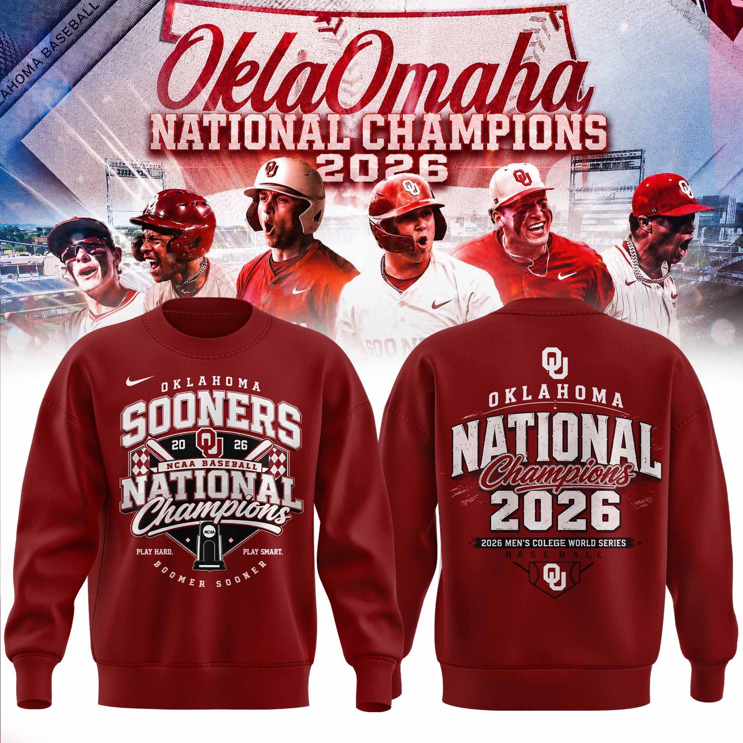 Oklahoma Sooners Baseball 2026 National Champions