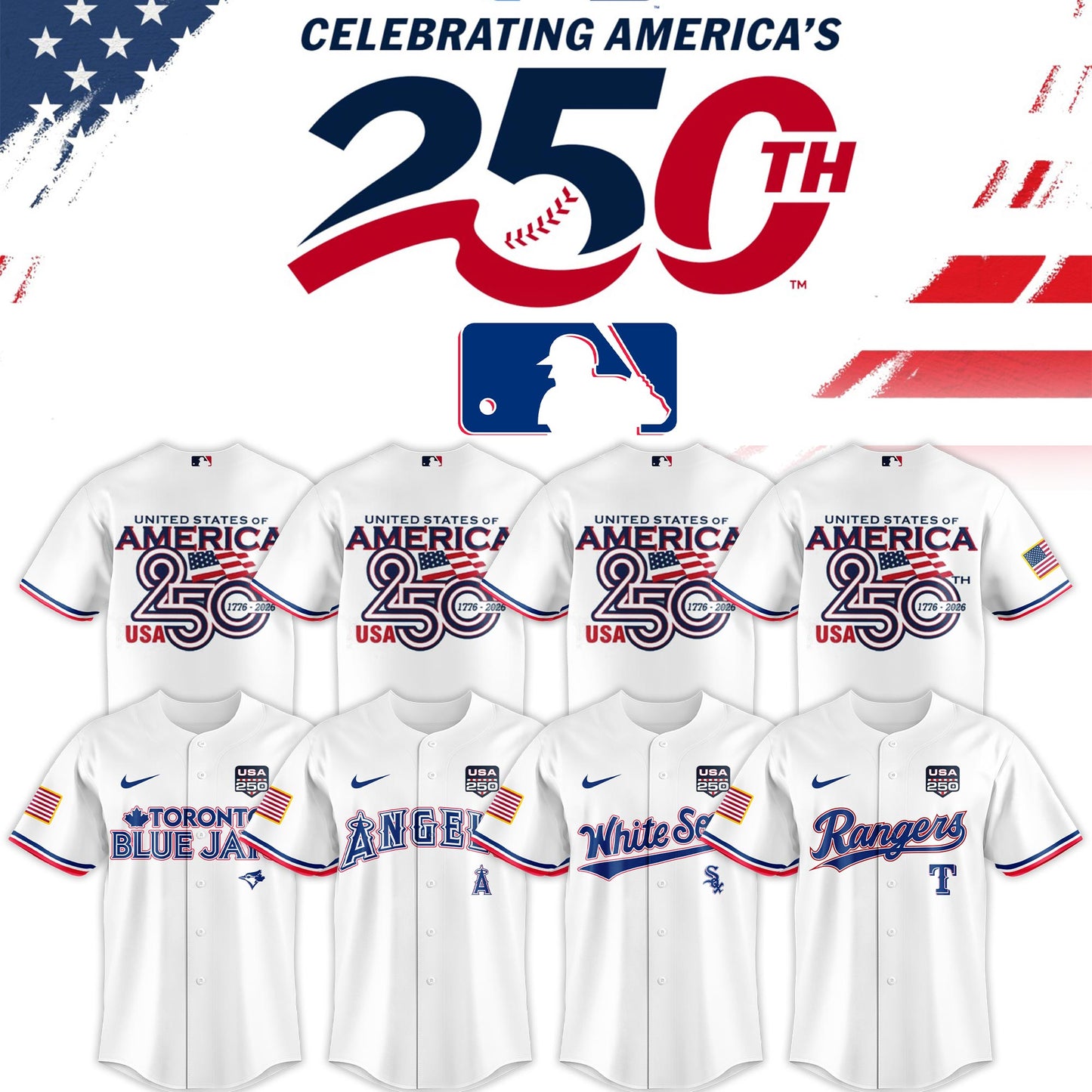 Baseball x USA 250th Anniversary Limited Jersey