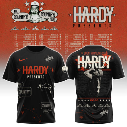 .Hardy The Country Country Tour 2026 Tshirt