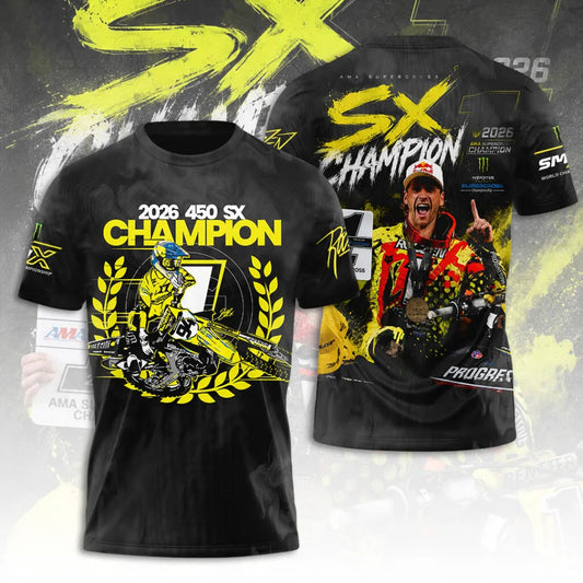 Limited Edition Ken Roczen 450SX Supercross Champion 2026 Shirt