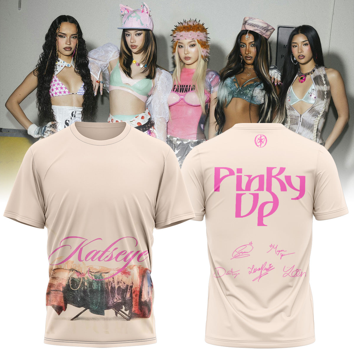 .KATSEYE Pinky Up TShirt