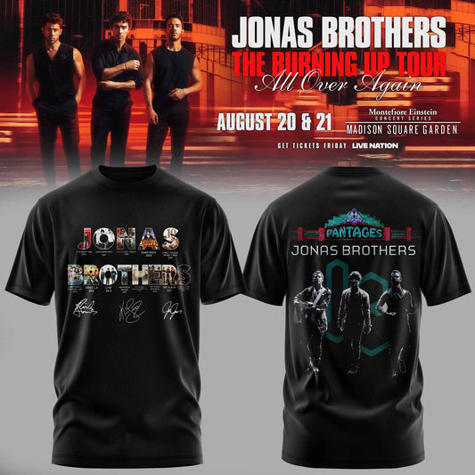 JONAS BROTHERS – THE BURNING UP TOUR TEE