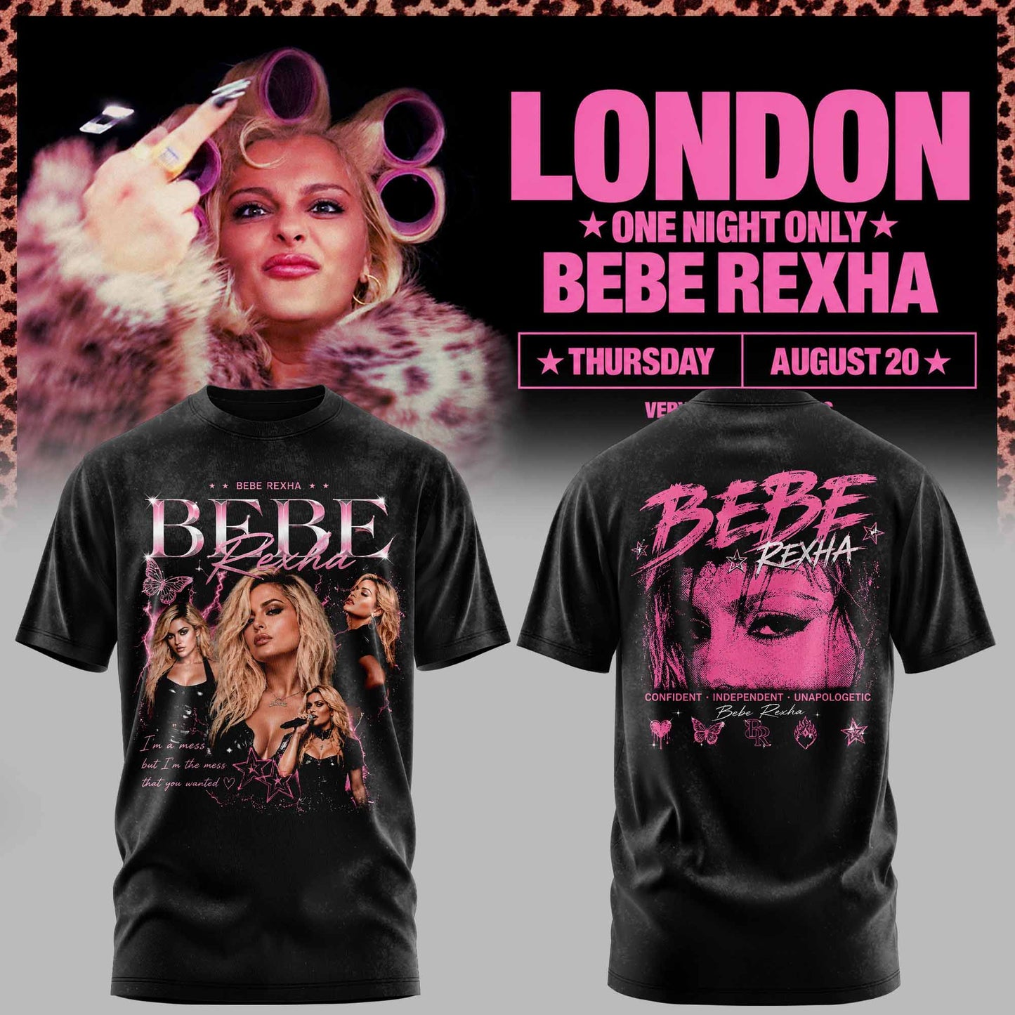 BEBE REXHA – LIMITED LONDON TEE