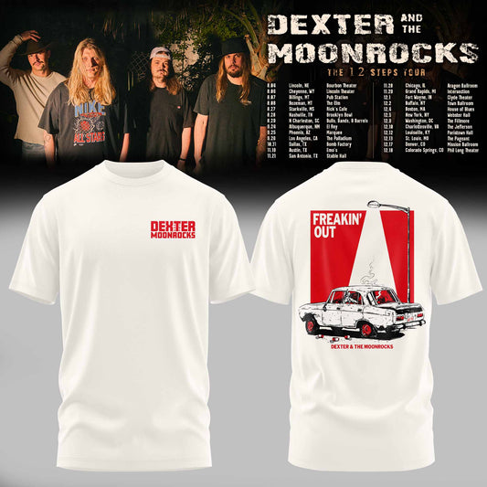 DEXTER & THE MOONROCK – THE 12 STEP TOUR 2026 T-shirt