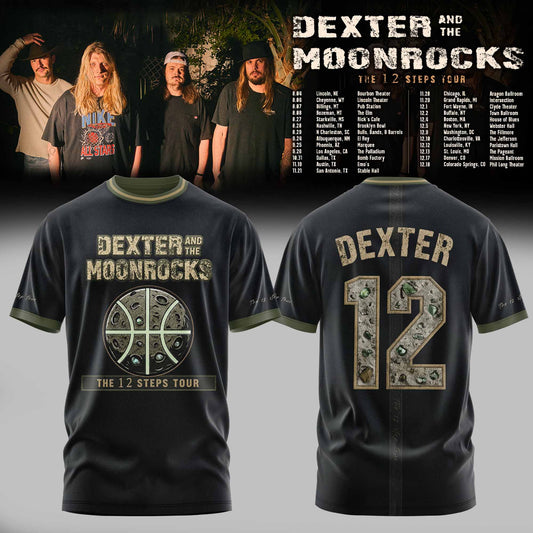 DEXTER & THE MOONROCK – THE 12 STEP TOUR 2026 T-shirt