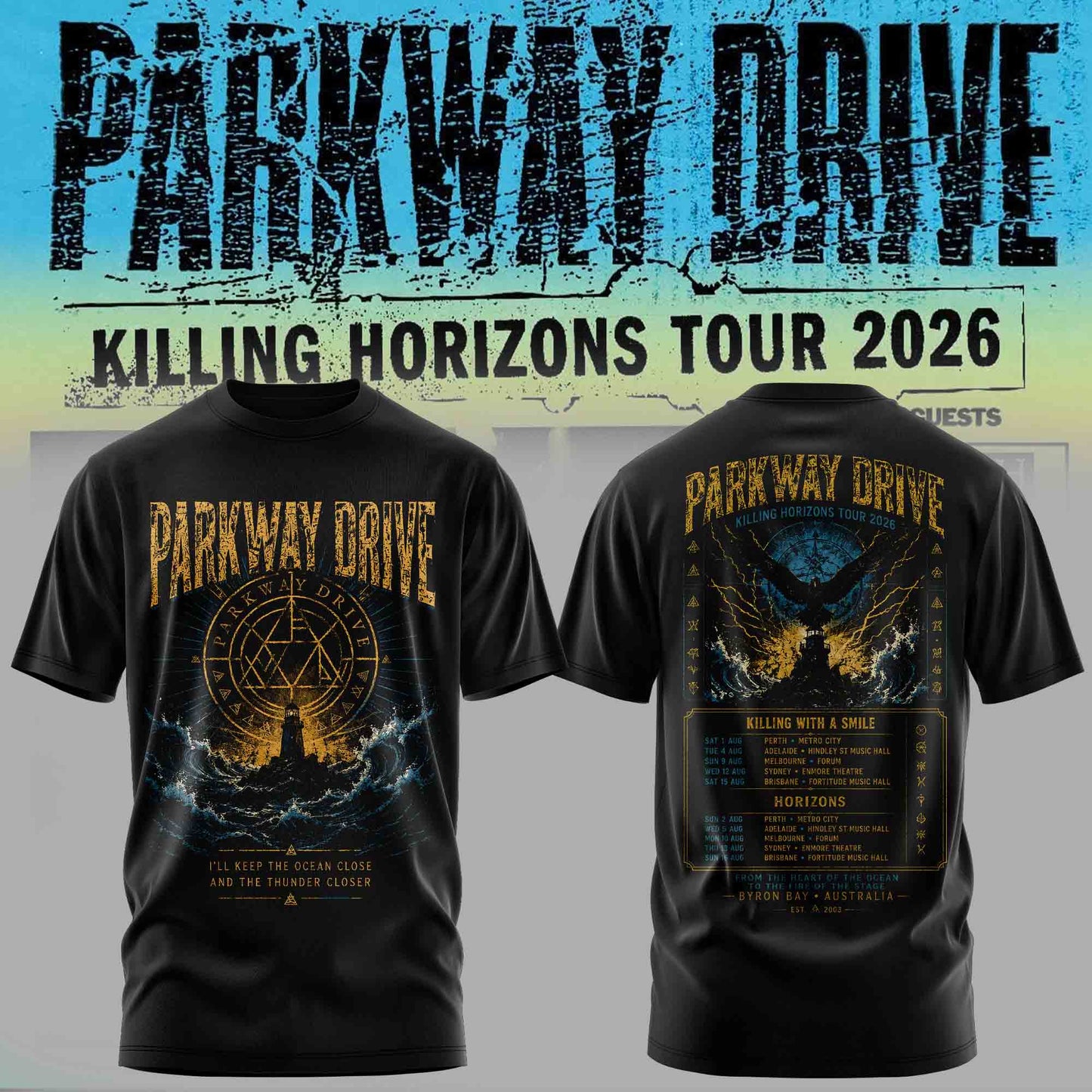 PARKWAY DRIVE – KILLING HORIZONS TOUR TEE