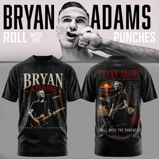 BRYAN ADAMS – ROLL WITH THE PUNCHES TOUR TEE