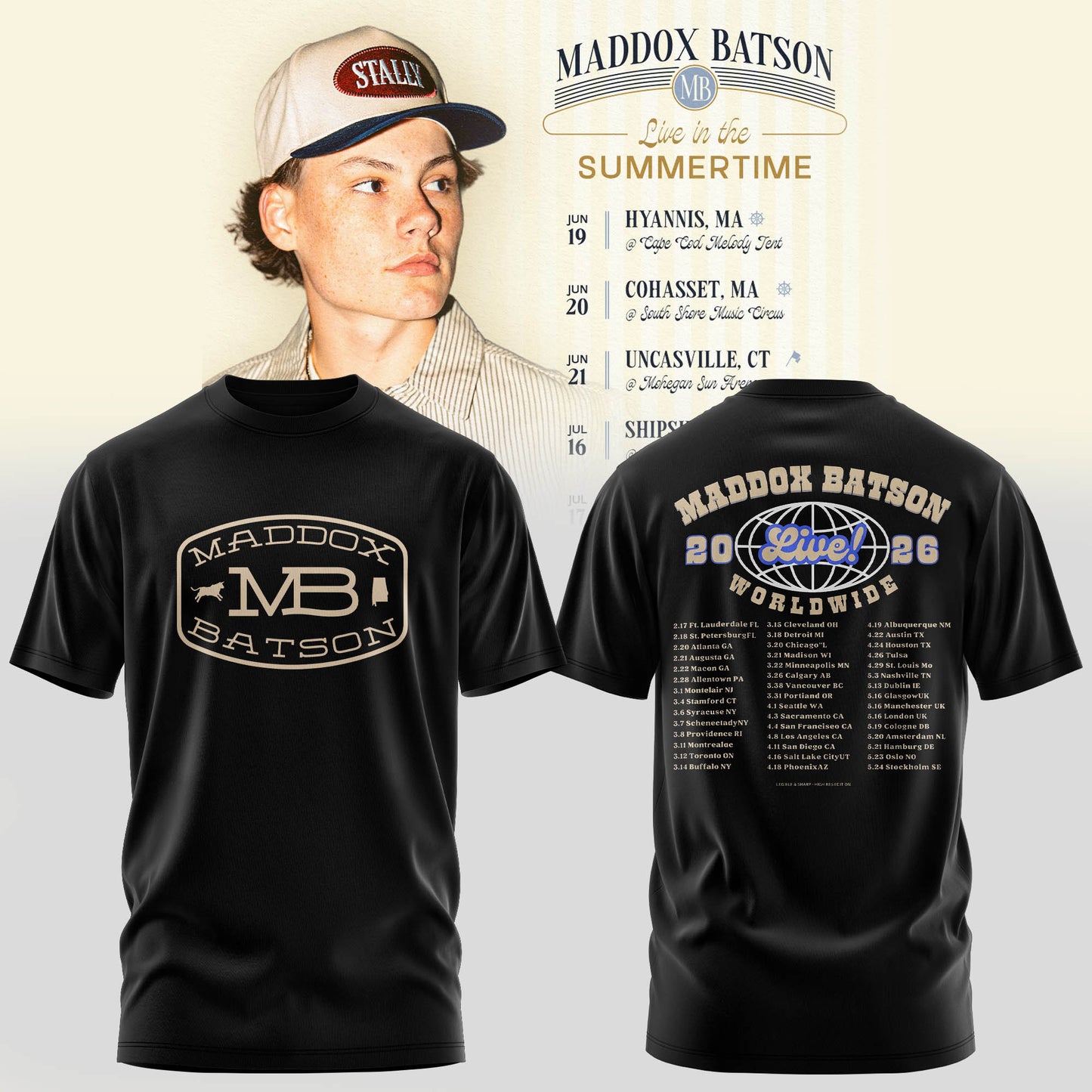 Maddox Batson – Live in Summertime T-shirt