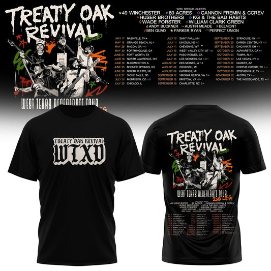 Treaty Oak Revival – West Texas Degenerate Tour! T-shirt