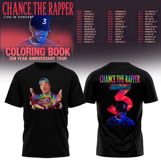 CHANCE THE RAPPER — COLORING BOOK ERA COLLECTION TEE