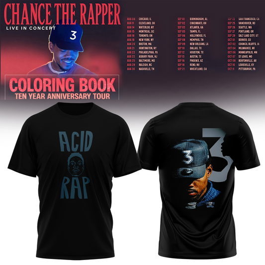 CHANCE THE RAPPER — COLORING BOOK ERA COLLECTION TEE