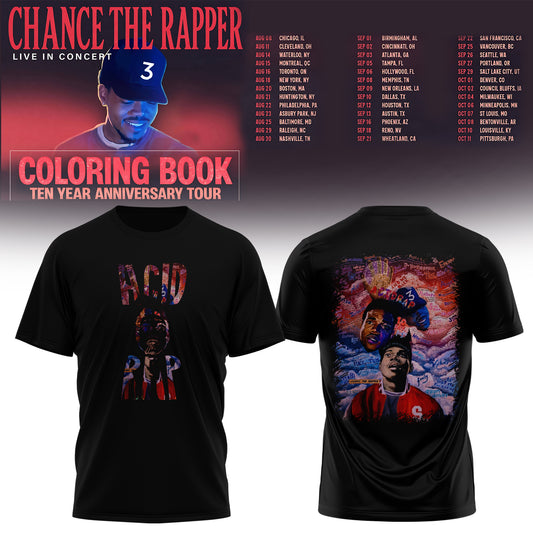 CHANCE THE RAPPER — COLORING BOOK ERA COLLECTION TEE