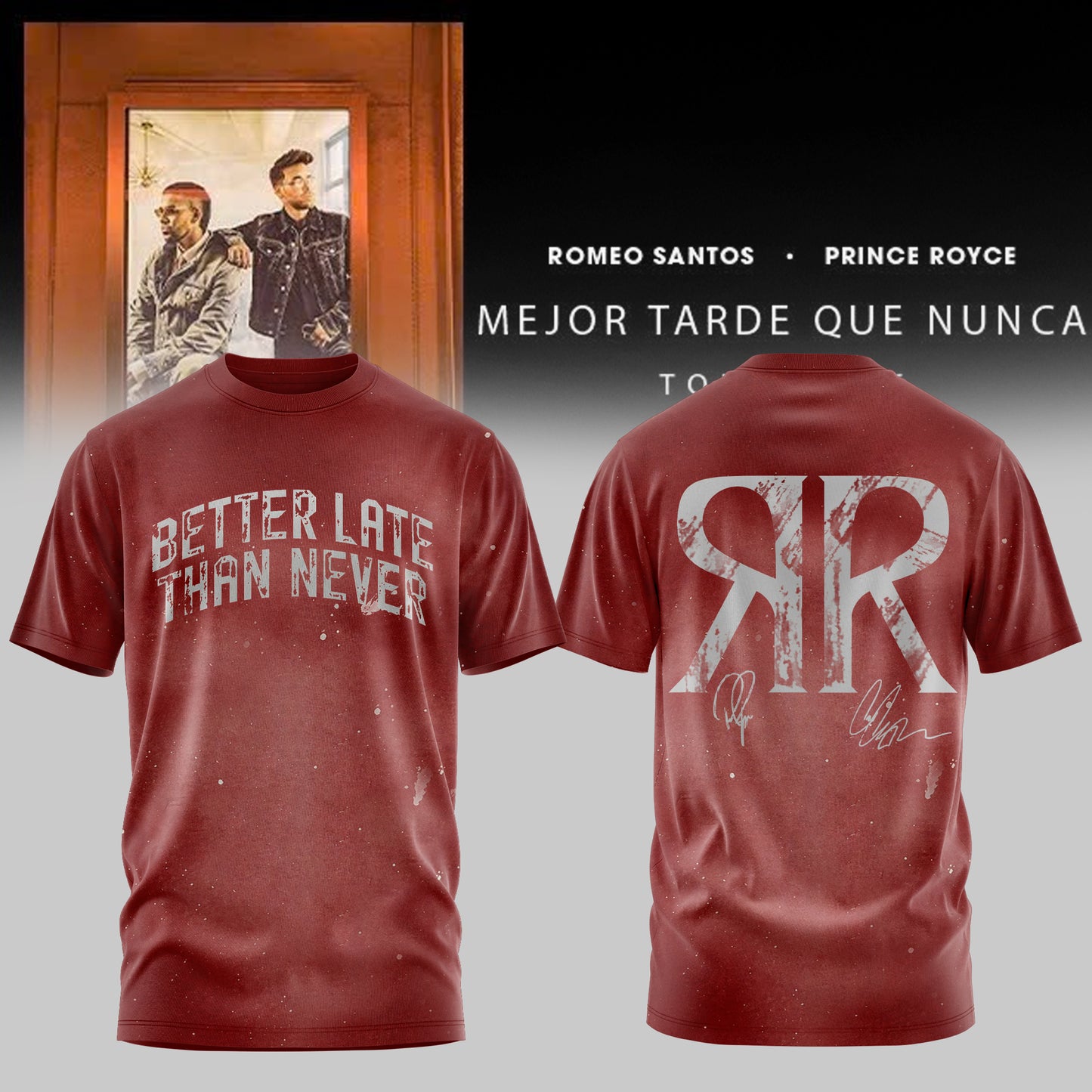 RS & PR – Mejor Tarde Que Nunca Tour 2026 Limited T-Shirt