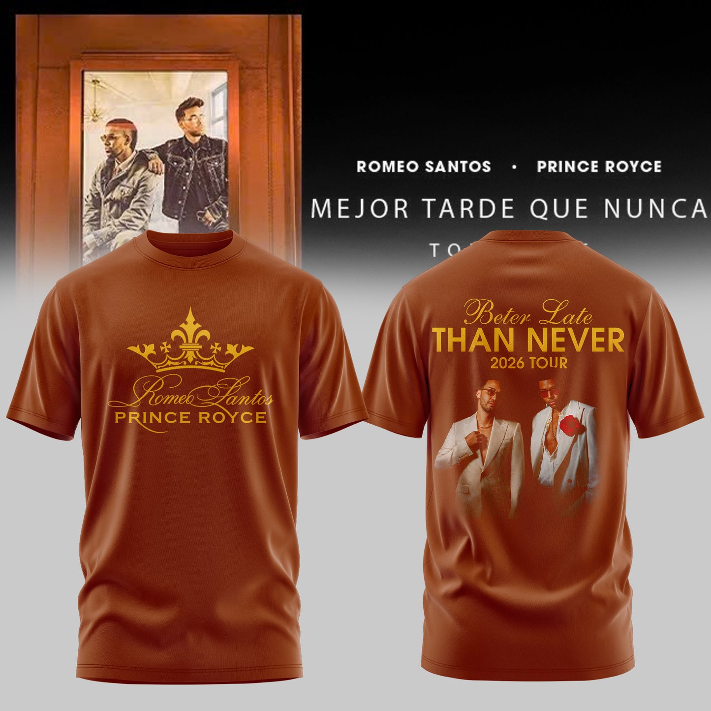 RS & PR – Mejor Tarde Que Nunca Tour 2026 Limited T-Shirt