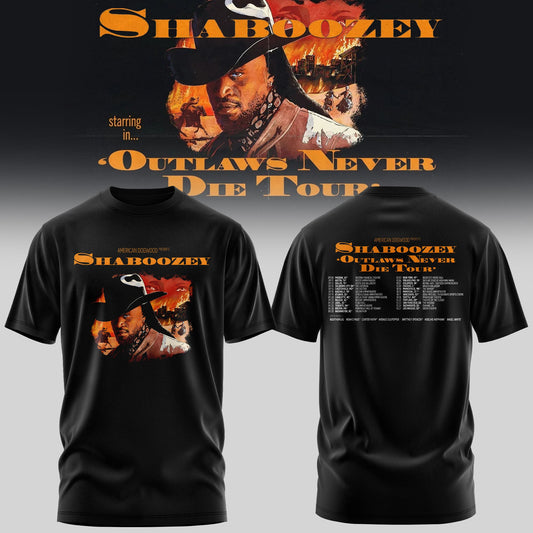 Shaboozey – The Outlaws Never Die Tour T-shirt