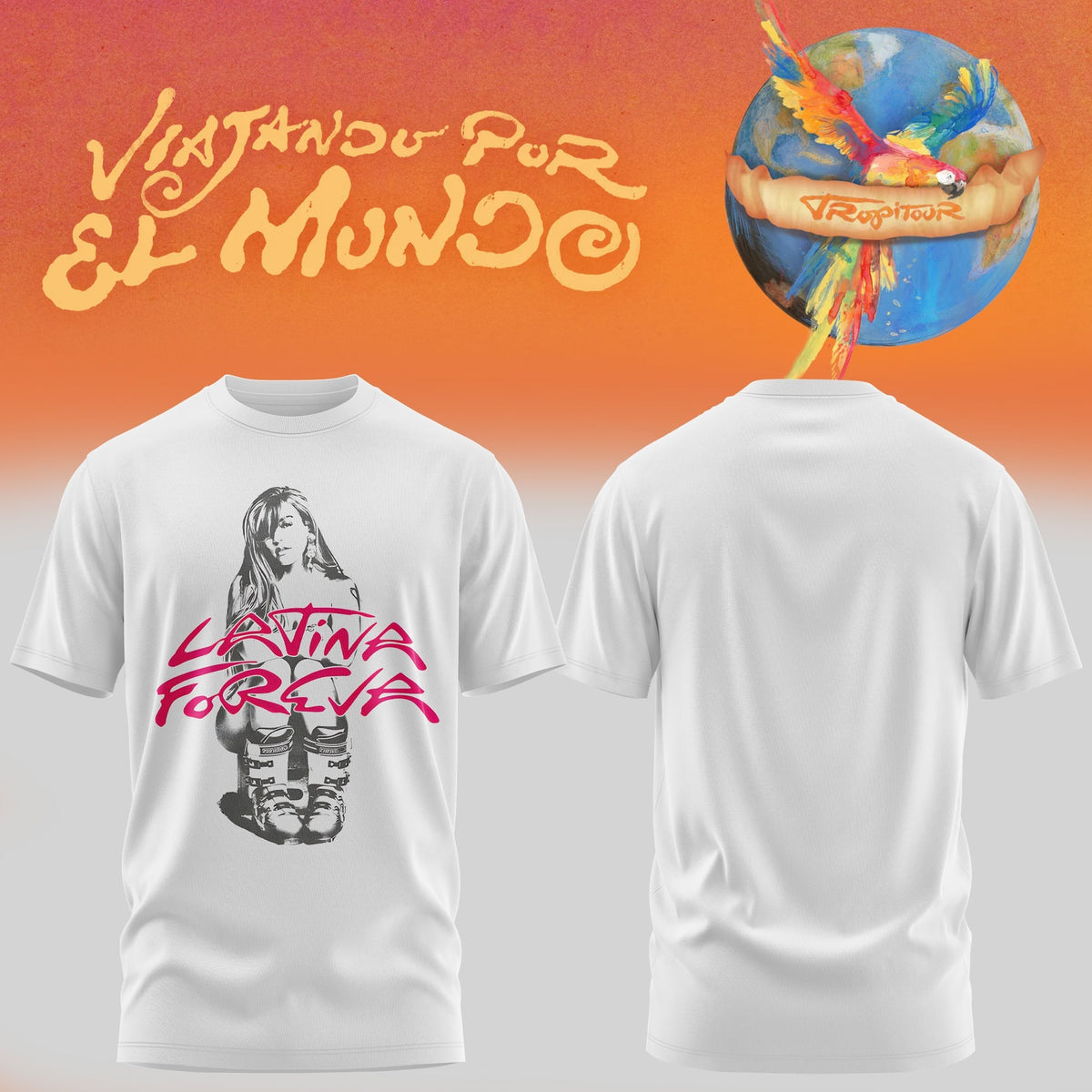 Karol G Viajando Por El Mundo Tropitour Limited Tshirt