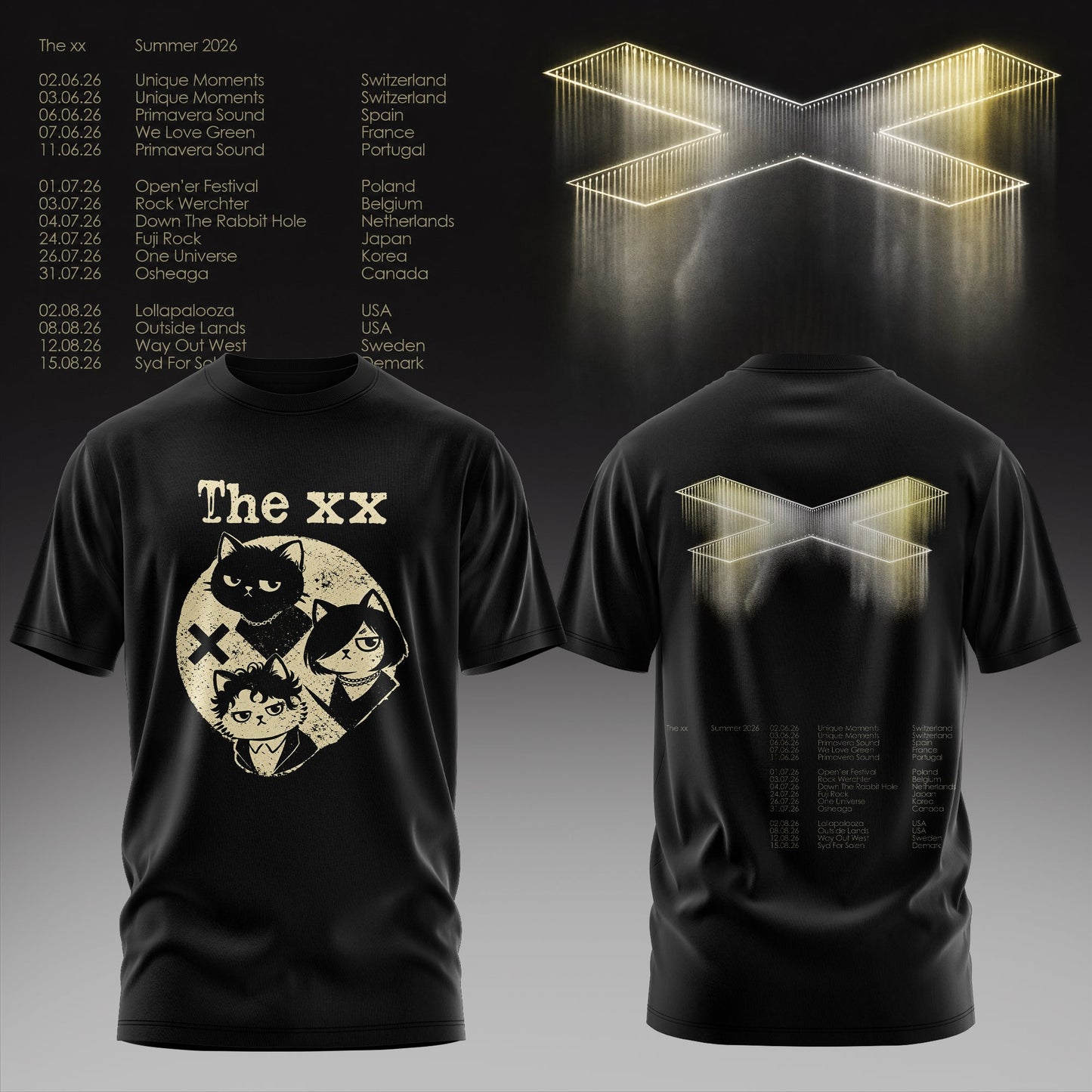 THE XX Limited Summer 2026 T-Shirt Collection