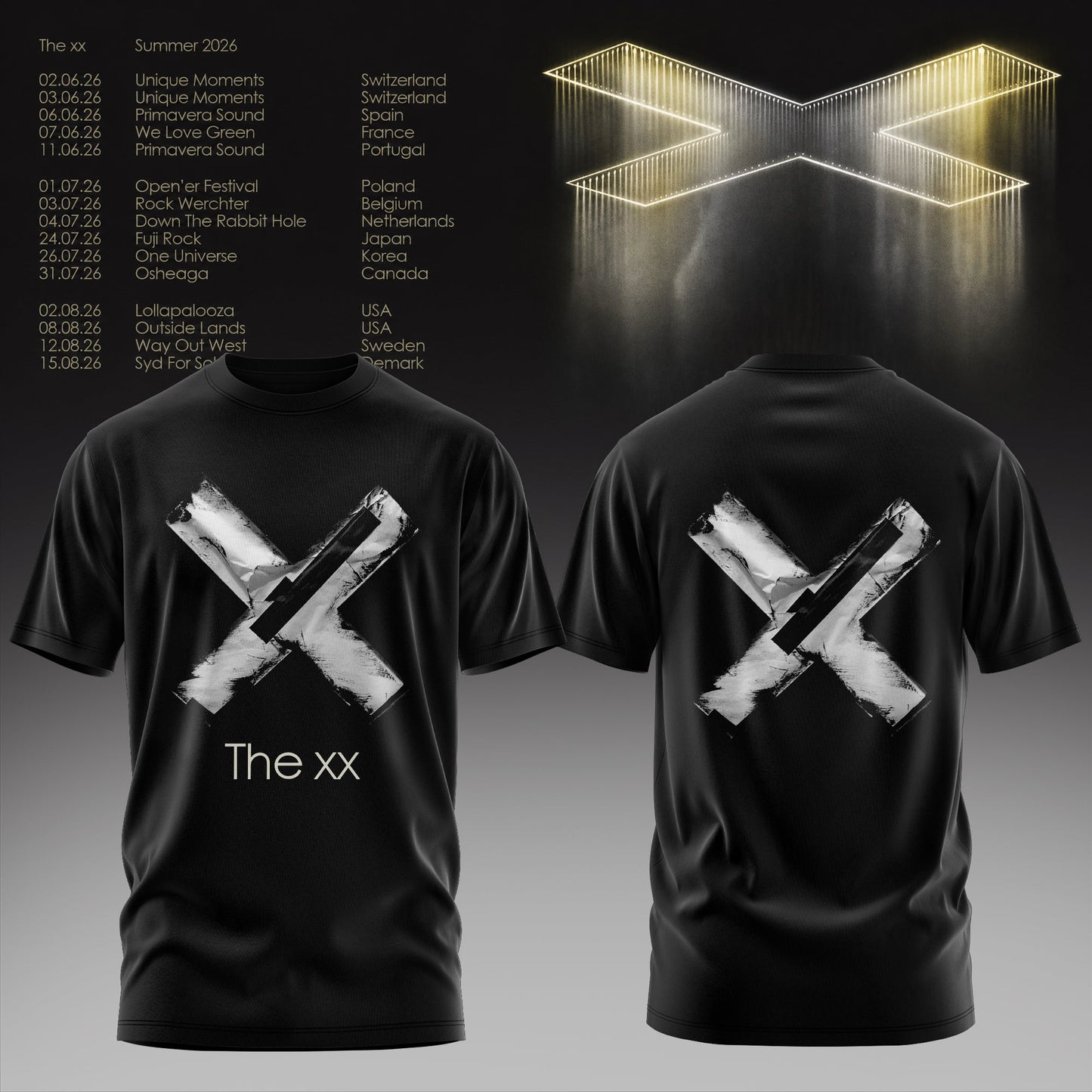 THE XX Limited Summer 2026 T-Shirt Collection