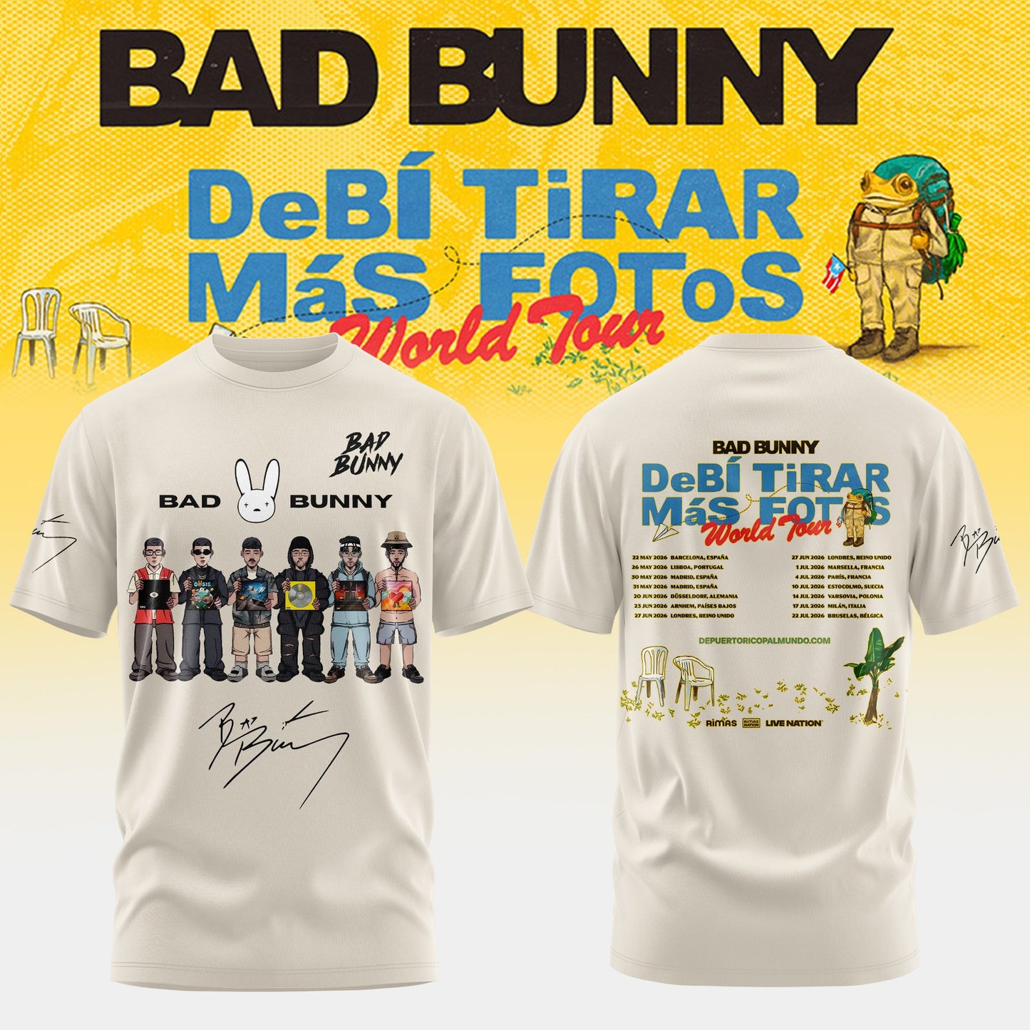 BB – DeBÍ TiRAR MáS FOToS World Tour Limited T-Shirt