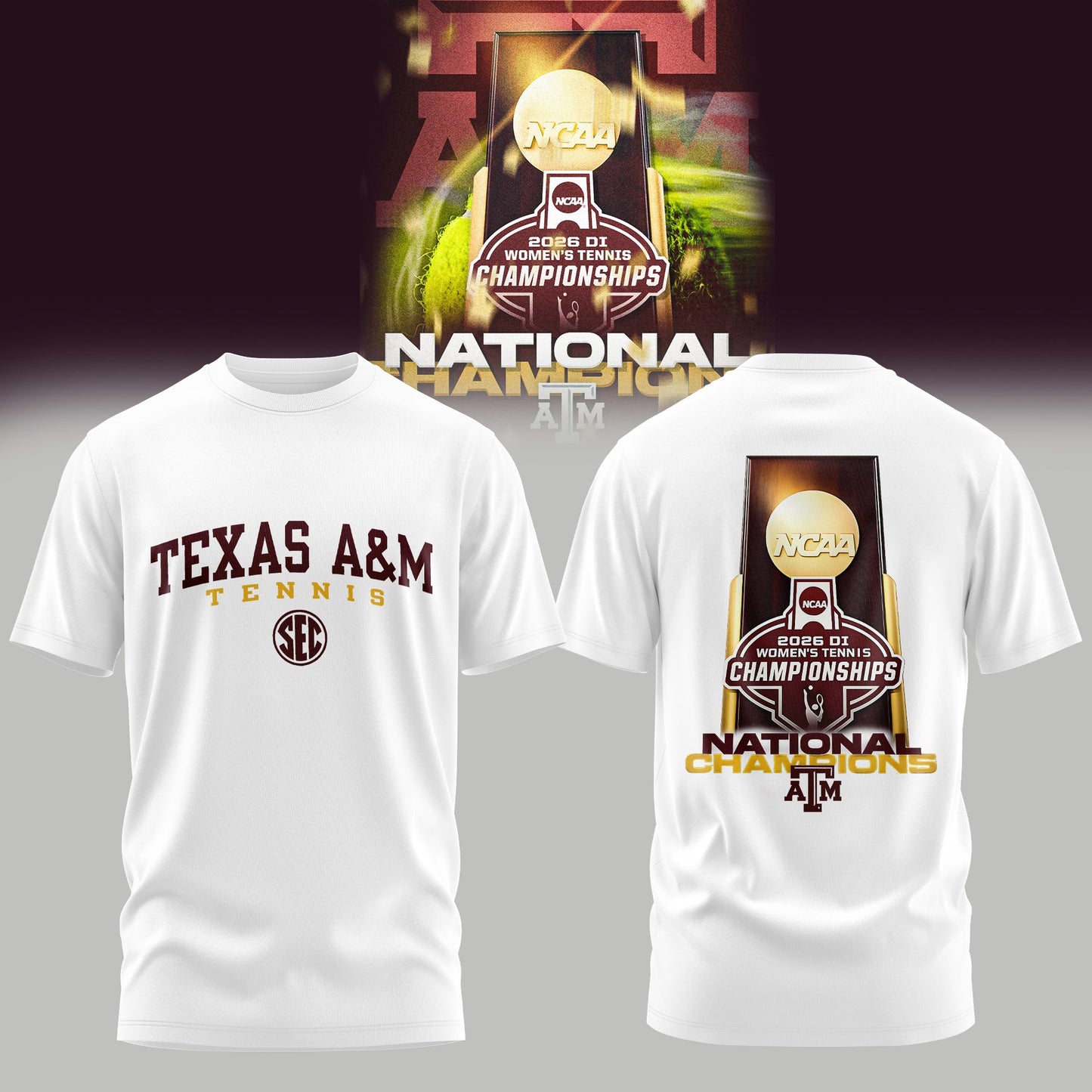 Women’s Tennis Championships – Texas A&M Aggies T-Shirt