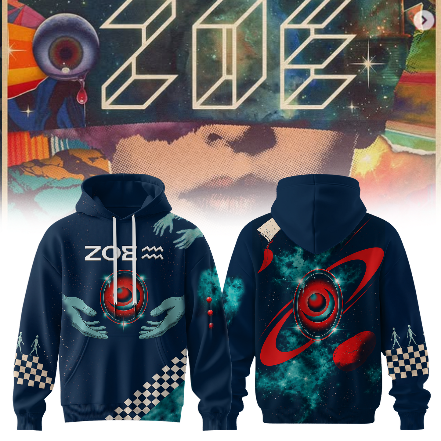ZOÉ – “MEMOREX + REXSEXEX + MÁS” Tour Hoodie