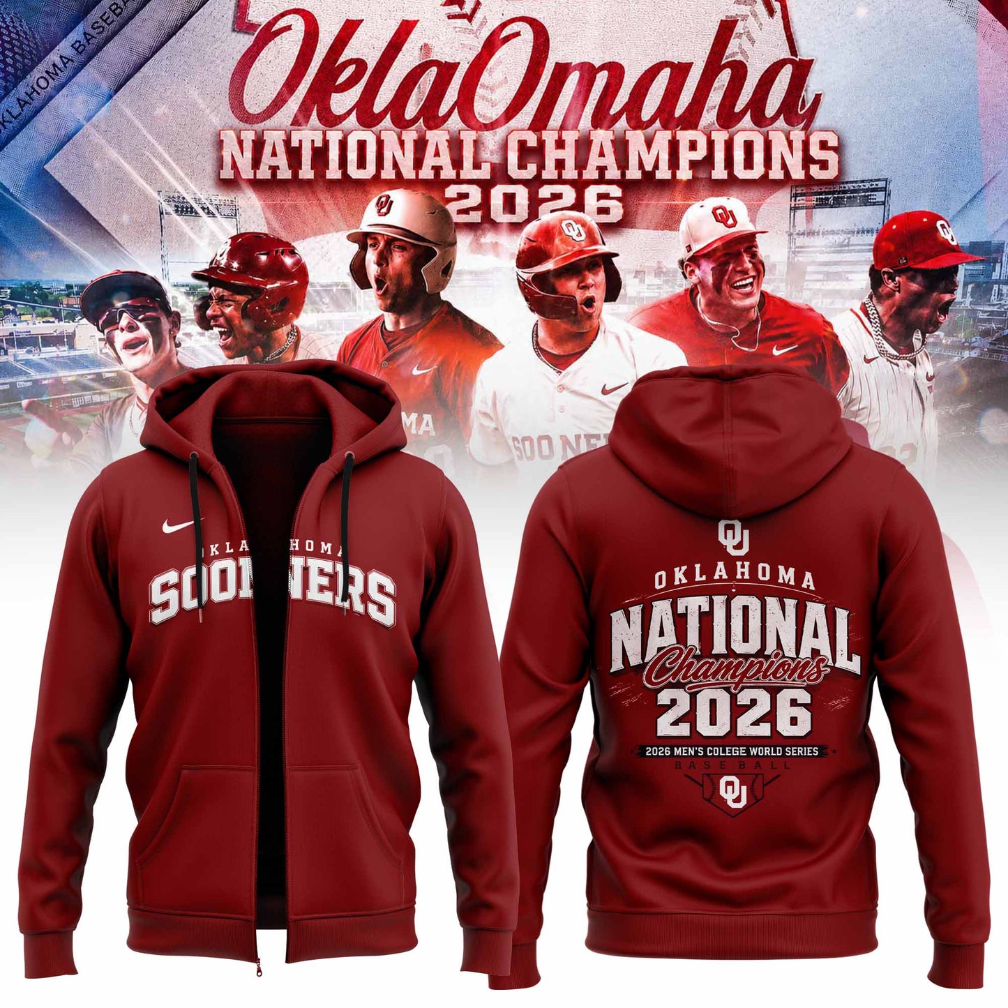 Oklahoma Sooners Baseball 2026 National Champions