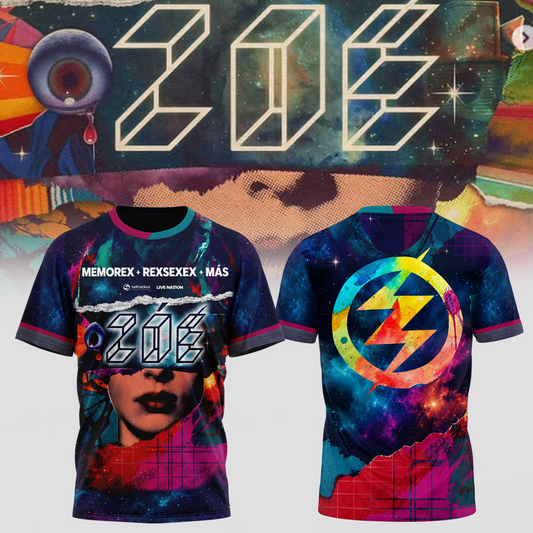 ZOÉ – “MEMOREX + REXSEXEX + MÁS” Tour T-shirt