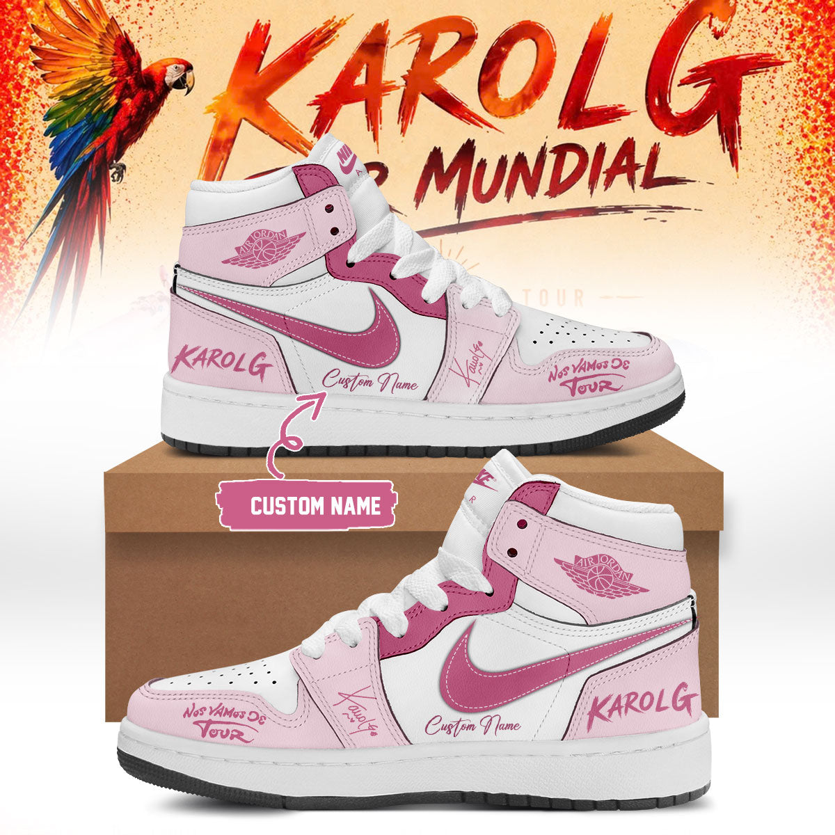 Karol G – Nos Vamos de Tour Limited Edition Signature – Shoes