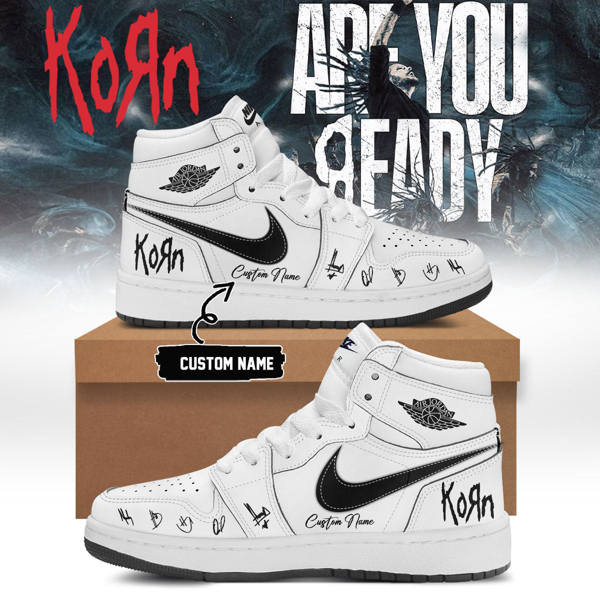 KORN “ARE YOU READY “ Limited Edition Signature – Shoes