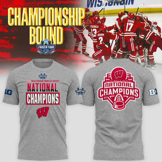 2026 NCAA Men's Ice Hockey National Champions T-Shirt