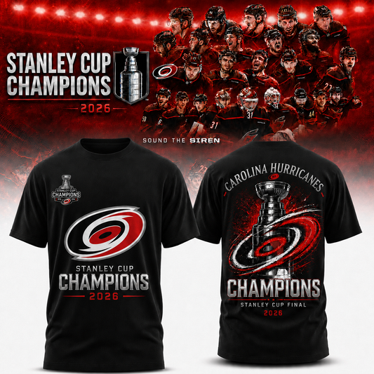 Champions C Hurricanes 2026 Stanley Cup Edition Tee