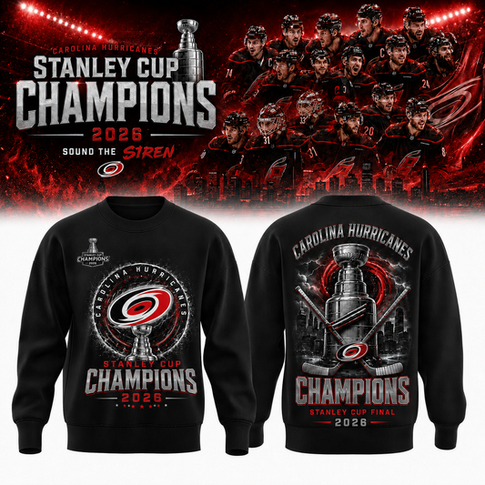 C Hurricanes 2026 Stanley Cup Champions Sweatshirt